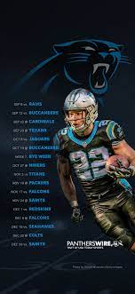 ❤ get the best florida panthers wallpapers on wallpaperset. 2019 Carolina Panthers Football Schedule Downloadable Wallpaper