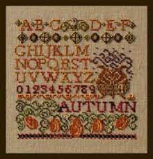 You will need to have a pdf reader (it's free!). Cross Stitch Corner Turquoise Graphics Design Mini Autumn Sampler