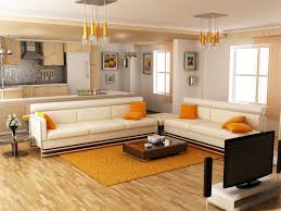 Some Orange Yellow Throw Pillows Add A Bright Contrast To A Warm Toned Interior A Few Pen Living Room Orange Modern White Living Room Burnt Orange Living Room