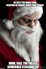 Scary Santa Santa Scary Christmas Scary
