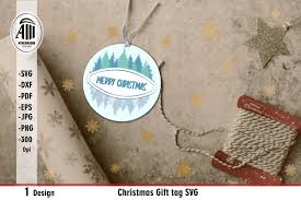 Looking for christmas images and vectors? Christmas Tag Svg Merry Christmas Greeting Card Gift Tag Svg 1001217 Cut Files Design Bundles