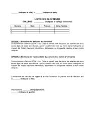 Lettre des candidats 2ème tour. Lettre De Communication Des Listes Electorales Des Elections Professionnelles Modele De Lettre Gratuit Exemple De Lettre Type Documentissime