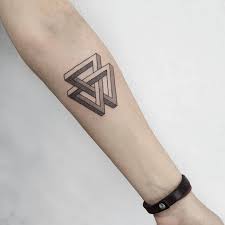 The nine points of the triangle have been associated with the nine worlds of norse mythology, and the three interconnected triangles have been said to reflect the connection between earth, heaven and hell. Best Guide For Triangle Tattoo Design Ideas And Meaning