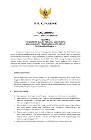Muhammad taufiq minggu, 27 juni 2021 | 11:36 wib Lowongan Kerja Lowongan Kerja D3 S1 S2 Cpns Pemko Depok Tahun 2019