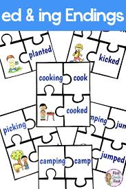Inflectional Endings Ed And Ing Activities In 2020 Inflectional Endings Phonics Activities Elementary Reading