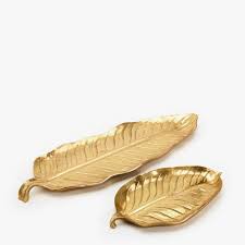 Image Of The Product Gold Decorative Leaf Tray Zara Home Trending Decor Zara Home Accessories