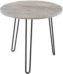 Amazon Com Small Round Side Table Modern End Accent Cocktail Coffee Table Round Tabletop Round Metal Coffee Table Round Coffee Table Modern Modern Side Table