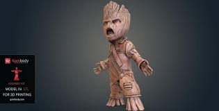 Ravager Groot 3d Printing Model Assembly Groot Baby Prints 3d Printing
