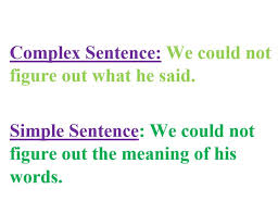 Maybe you would like to learn more about one of these? Learn Complex Sentences With A Noun Clause To Simple Sentences In 3 Minutes