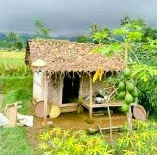 Progres bukit tulip.bukit tulip citra indah city,real estate goldtaman tematik. Gubuk Bambu Indonesia Hidup Sederhana Rumah Kebun Kebun