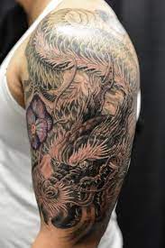 Chronic Ink Tattoo Toronto Tattoo Half Sleeve Dragon Tattoo By Winson Dragon Sleeve Tattoos Dragon Tattoo Around Arm Sleeve Tattoos