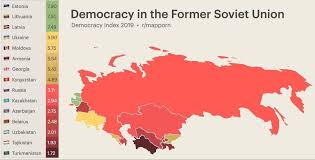 The democracy index is an index compiled by the economist intelligence unit. Simon Kuestenmacher On Twitter Democracy Index For The Former Soviet Union I Know Where I D Choose To Live Source Https T Co Zmnanuta5q Https T Co Pgd52rl7vp Twitter