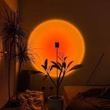 Modern Led Floor Lamp Italian Rainbow Sunset Projection Floor Lamp Babyswebreath In 2021 Led Floor Lamp Rainbow Sunset Aesthetic Room Decor