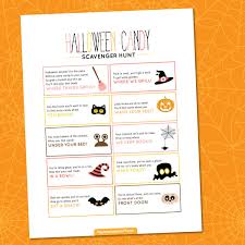 I plan to do it again next year. Free Printable Halloween Candy Scavenger Hunt Hey Let S Make Stuff