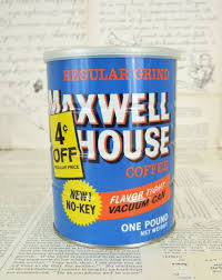 Vintage Maxwell House Coffee Tin By Jennyelkins On Etsy 8 50 Maxwell House Coffee Coffee Tin Maxwell House