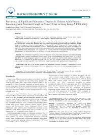 Prevalence of Significant Pulmonary Diseases in Chinese Adult Patients  Presenting with Persistent Cough in Primary Care in Hong