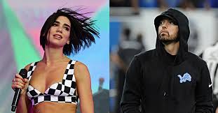 Rolling stone is an american monthly magazine that focuses on music, politics, and popular culture. Archive Video Dua Lipa Raps Dances To Eminem S Song Southpawers
