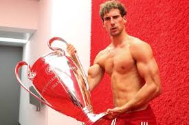 Shooting ibiza 📸 // thx @marcofischerstudio 🏼😎 Hulking Leon Goretzka Shows Off Bulging Muscles And Ripped Body As Bayern Munich Star Holds Champions League Trophy