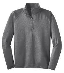 Sport Wick Stretch 1 2 Zip Mens Pullover