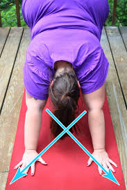 Body Positive Yoga Arm Rotation In Downward Facing Dog Body Positive Yoga Downward Facing Dog Yoga For Beginners