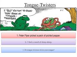 Peter piper may refer to a mauritian government official. Tongue Twisters 7 Klass Online Presentation