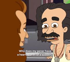 Redditors helping other redditors to create gifs. Mrw We Re Gonna Netflix And Chill And She Suggest We Put On Big Mouth Bigmouth