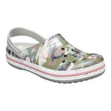 Crocs Crocband Graphic Iii Clog Camo Light Grey Clogs Yellow Crocs Crocs Shoes Crocs Classic