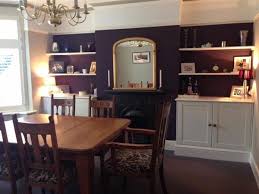 An Inspirational Image From Farrow And Ball Feature Wall Pelt Walls And Coving Stony Purple Dining Room Farrow And Ball Living Room Feature Wall Living Room