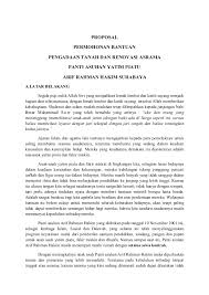 Proposal santunan yatim piatu & halal bil halal tahun 2011. Contoh Proposal Bantuan Dana Santunan Anak Yatim Berbagi Contoh Proposal