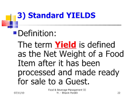 Why should every food business kitchens pay attention to this? What Does Yield In Cooking Mean