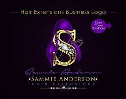 Hair Salon Logo Design Salon Business Branding Etsy In 2021 Hair Salon Logos Hair Bundles Salon Logo Design