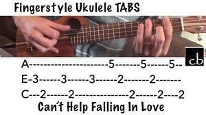 See more ideas about uke tabs, ukulele tabs, uke. Can T Help Falling In Love Fingerstyle Ukulele Tutorial With Tabs Youtube