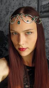 Tiara Elven Tiara Diadem Elvish Tiara Wedding Tiara Elven Diadem Elven  Crown Elven Headpiece Elven Circlet Elf Jewelry Fairy Cosplay Tiara