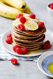 I wouldn't recommend it because they are actually low in fat and if you use water they might turn out too dry and not as yummy. Easy And Healthy Banana Oat Pancakes Simply Delicious