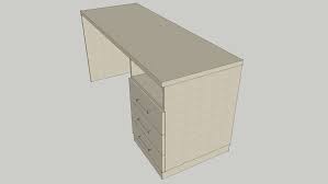 Modello con armadio, libreria e scrivania, dal. Scrivania Aurora Mondo Convenienza 3d Warehouse