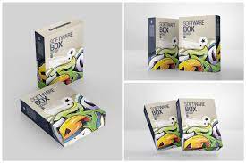 Download Software Box Mockup In Packaging Mockups On Yellow Images Creative Store