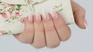 This homemade almond paste recipe requires just four ingredients and a food processor. Sculpting Gothic Almond Nail With Acrylic Decorated With Mica