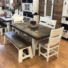 Branson Trestle Dining Set In 2021 Rustic Dining Room Table Farmhouse Dining Room Table Kitchen Table Settings