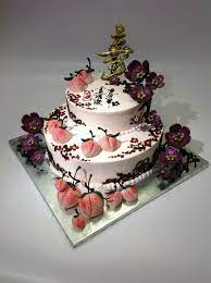 A cake topper adds instant elegance to a wedding cake and also makes for a wonderful keepsake for the happy couple. 50 Fantastic Chinese Cake Decorating Ideas Halloween Pumpkin Cake Cute Pumpkin Carving Pumpkin Carving Designs