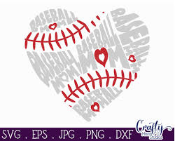 Free Free Baseball Svg Heart 542 SVG PNG EPS DXF File