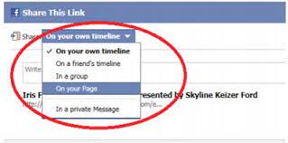 Even if it's your post and you just want to repost it from you timeline. Repost Single Event To Your Facebook Page
