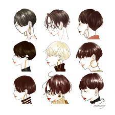 coccory posted on instagram やってみた ショートちゃん横顔集 faceyourart faceyourartchallenge artwork adobesketch shorthair shorthairstyle ファ 10代 ヘアスタイル ショートボブ 丸顔 ヘアカット技術