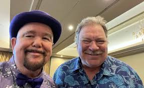 Me and Garner Holt who does much of the audio animatronics inside  .Disneyland and elsewhere.