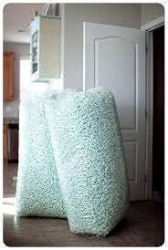 If you are using an alternate filler, like packing peanuts, simply pour it into the inner. Diy Kid S Beanbag Bean Bag Chair Kids Bean Bags Diy Bean Bag Chair
