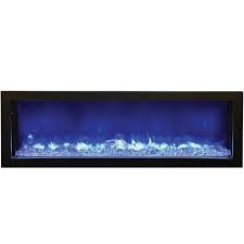 You should consider features while shopping for an electric fireplace, too. Amantii Bi 50 Deep 50 Panorama Series Deep Electric Indoor Fireplace W Black Steel Surround