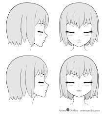 How to draw anime couples, step by step,. How To Draw Anime Kissing Lips Face Tutorial Animeoutline