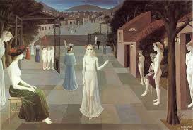 Vote for your favourite artists & painters whose first name starts with p 1 pablo picasso Paul Delvaux La Route De Rome 1979 Modern Art Paul Delvaux Famous Artist Names