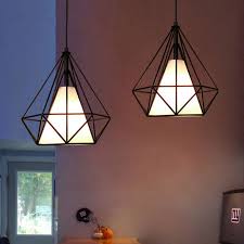 Find More Pendant Lights Information About Vintage Pendant Lights Diamond Cage Pendant L Vintage Pendant Lighting Iron Pendant Light Flush Mount Ceiling Lights