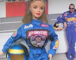 Celebrating star trek 50th anniversary by mattel's barbie collector. Barbie 50th Anniversary Collector Edition 1948 1998 Nascar This 50th Anniversary Collector Edition Nascar Barbie Barbie 50th Anniversary Barbie Collector