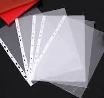 100pcs A4 11 Holes Loose-leaf Document Paper Protective Sleeve Transparent  Plastic Punched Pocket Folder File Pocket Sleeve Thin - AliExpress